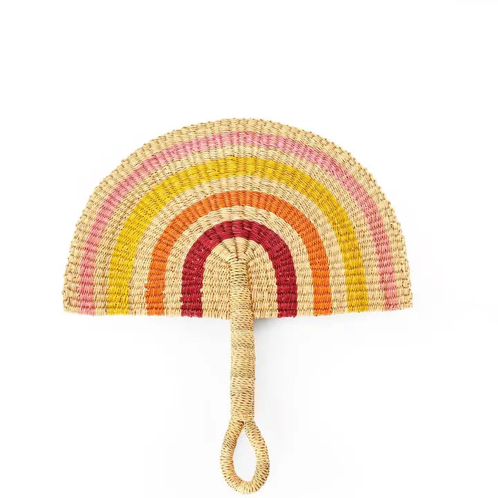 Elephant Grass Half-Moon Fans