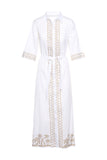 White Vanessa KikiSol Maxi Dress