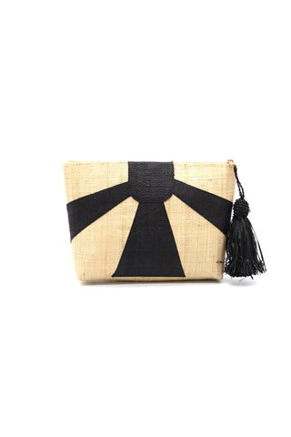 Shebobo Sunburst Cosmetic Clutch w/ Tassel Zipper Pull