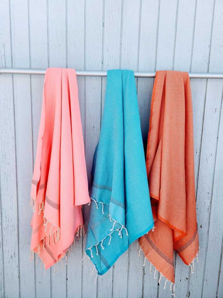 Wonderfouta Turkish Beach Towel / Sarong / Shawl - Thin Stripe