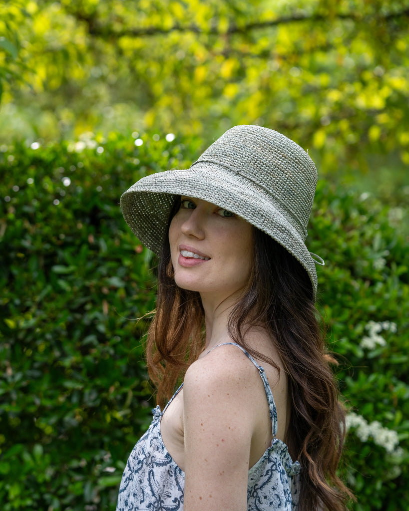 Shebobo Leor 3" Brim Crochet Straw Sun Hats