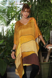 Gold & Black Geo Modal Kaftan