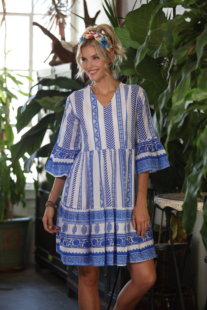 Royal Blue Taos KikiSol Dress | shopkikisol Royal Blue Taos KikiSol Dress | shopkikisol