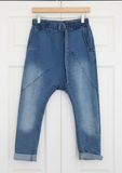OS Stretch Denim Harem Pant