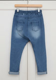 OS Stretch Denim Harem Pant