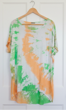 OS Knit Tie Dye Round Neck Tee