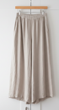 OS Linen Long Flat Front Pant