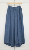 OS Linen Long Flat Front Pant