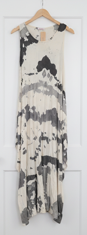 OS Maxi Tie Dye Knit Tank Dress