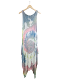 OS Maxi Tie Dye Knit Tank Dress