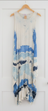 OS Maxi Tie Dye Knit Tank Dress