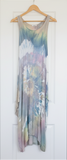 OS Maxi Tie Dye Knit Tank Dress