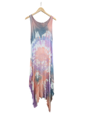 OS Maxi Tie Dye Knit Tank Dress