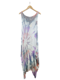 OS Maxi Tie Dye Knit Tank Dress