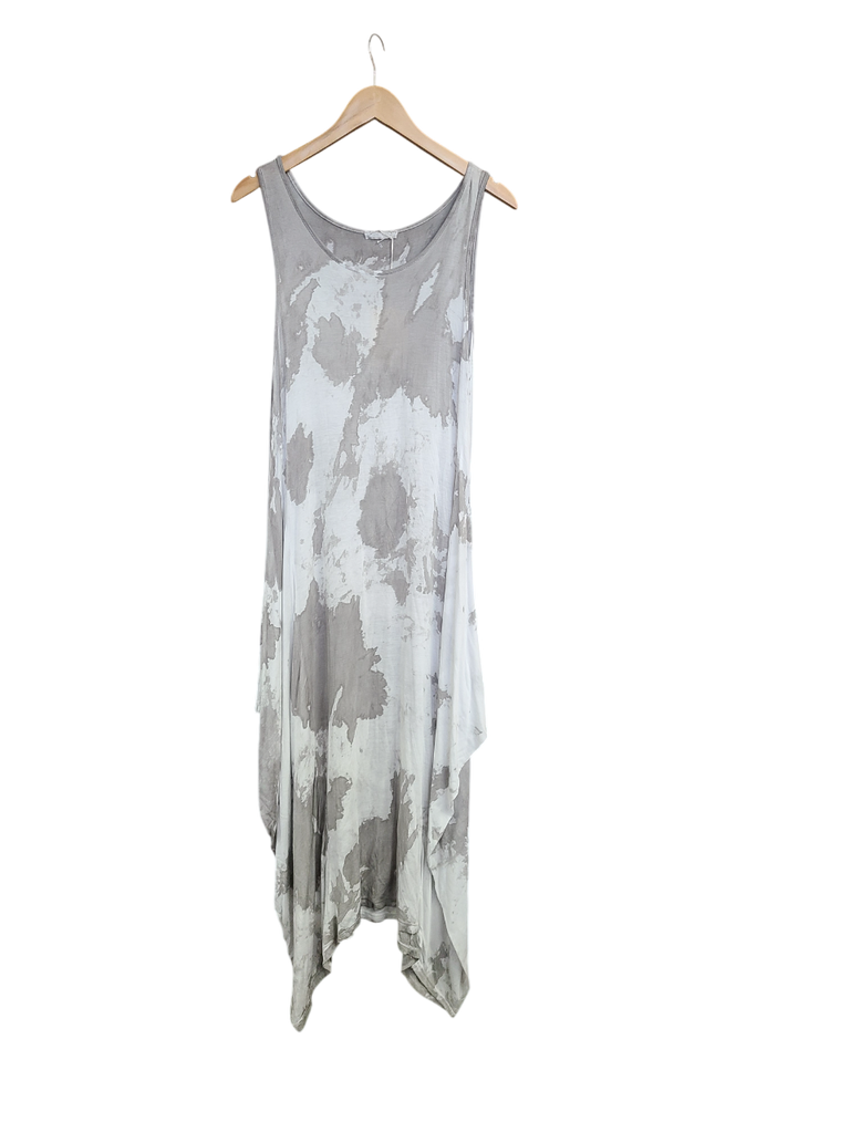 OS Maxi Tie Dye Knit Tank Dress