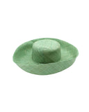 Shebobo Monica 5" Wide Brim Solid Color Packable Straw Sun Hats