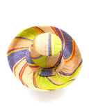 Shebobo Monica 5" Wide Brim Stripe Packable Straw Sun Hats