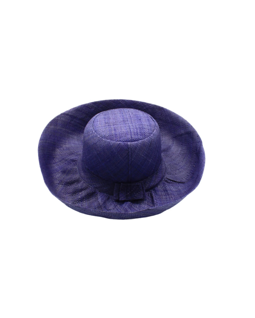 Shebobo Monica 5" Wide Brim Solid Color Packable Straw Sun Hats