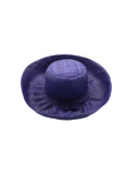 Shebobo Monica 5" Wide Brim Solid Color Packable Straw Sun Hats