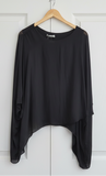 OS Silk Long Sleeve Top