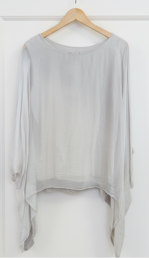 OS Silk Long Sleeve Top