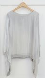 OS Silk Long Sleeve Top