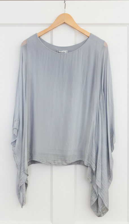 OS Silk Long Sleeve Top