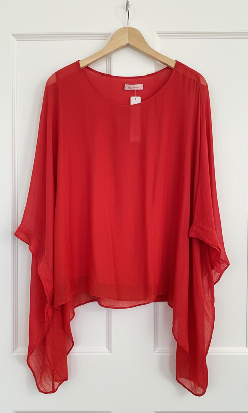 OS Silk Long Sleeve Top