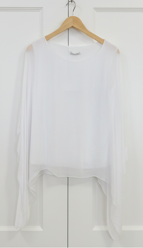 OS Silk Long Sleeve Top