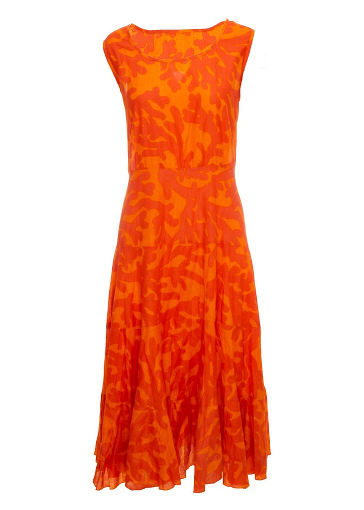 Orange Coral Long Tank Dress | shopkikisol Orange Coral Long Tank Dress | shopkikisol