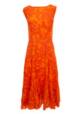 Orange Coral Long Tank Dress