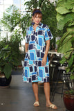 Palm Springs Short Sleeve Midi Dress