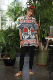Thai Vintage Ad Rose Button Down Shirt