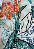 Artisan White Tamarind Beaded Embroidered KikiSol Tunic Top