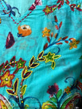 Artisan Boheme Maxi Tier KikiSol Dress w/Embroidery & Beading