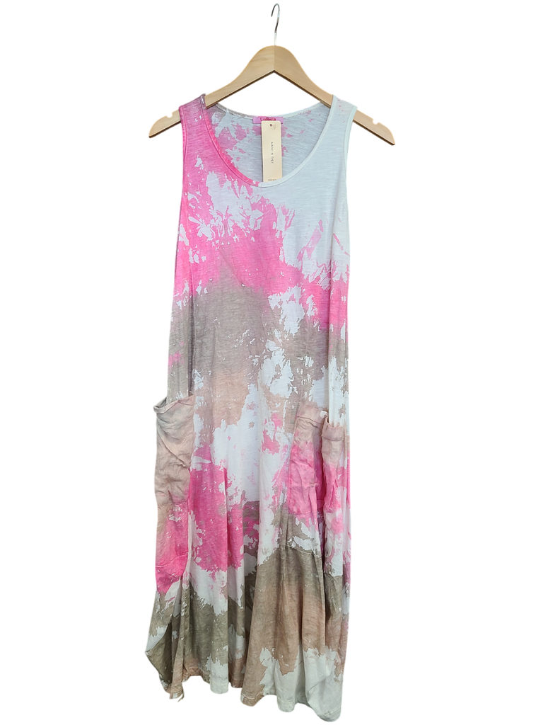 OS Short Tank Tie Dye Dress