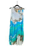 OS Knit & Linen Short Tank Dress