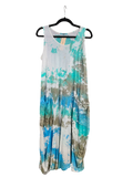 OS Knit & Linen Short Tank Dress