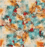 Abstract Warm Square Silk Scarf