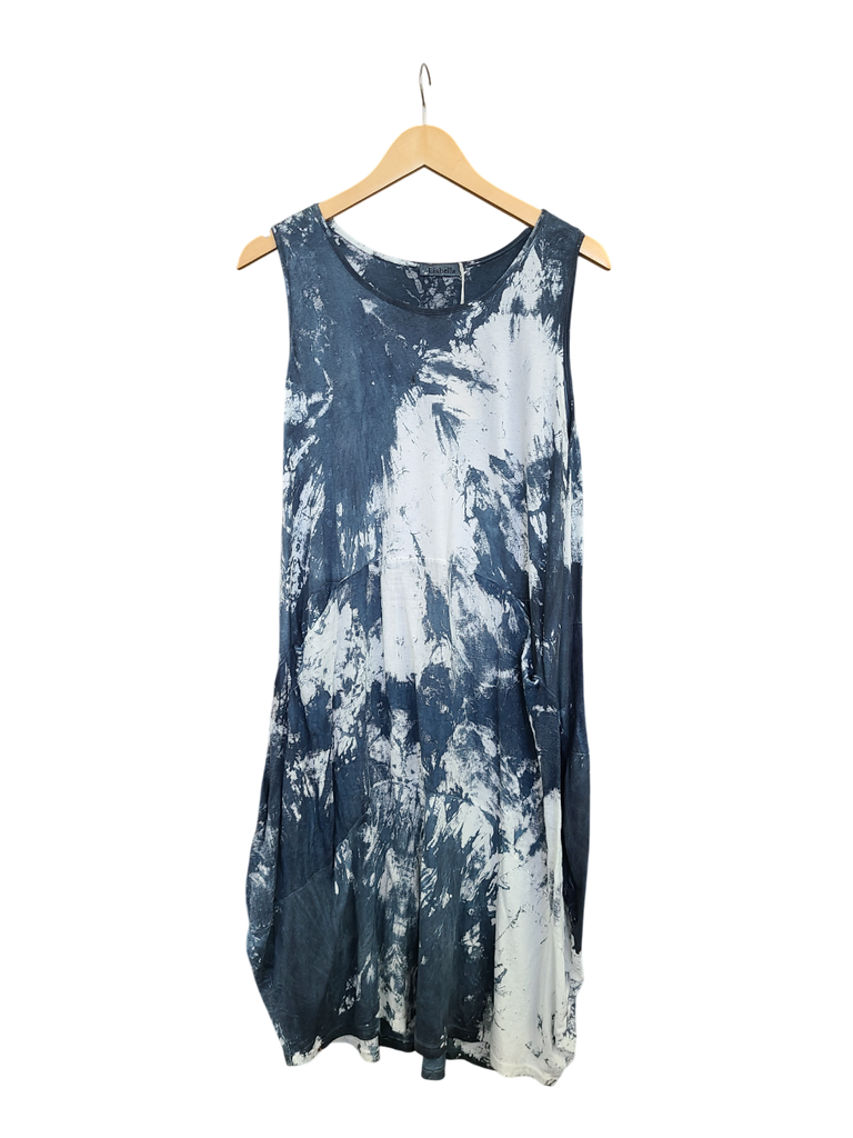 OS Knit & Linen Short Tank Dress