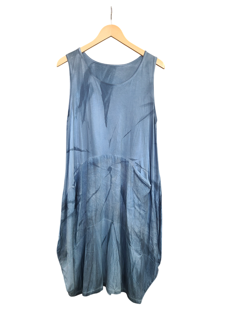 OS Knit & Linen Short Tank Dress