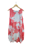 OS Knit & Linen Short Tank Dress
