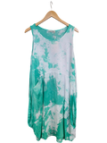 OS Knit & Linen Short Tank Dress