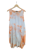 OS Knit & Linen Short Tank Dress