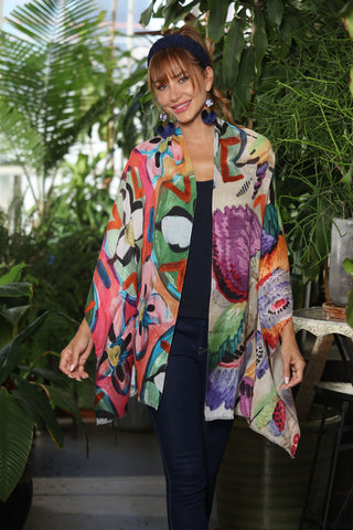 Urban Floral Cotton Modal Scarf