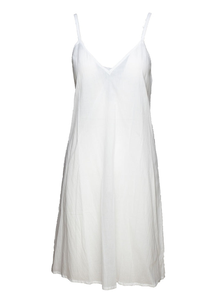 White Slip Dress