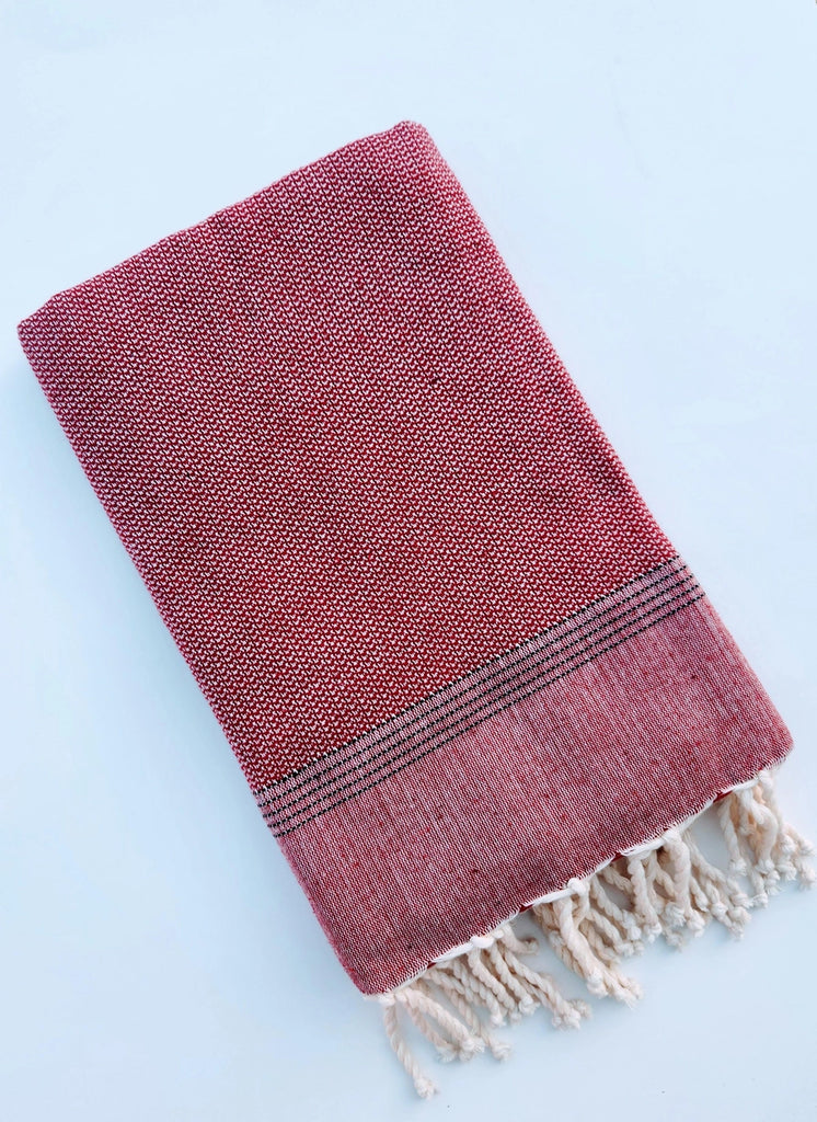 Wonderfouta Turkish Beach Towel / Sarong / Shawl - Thin Stripe