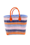 Shebobo Rayo Stripes Straw Basket Bag