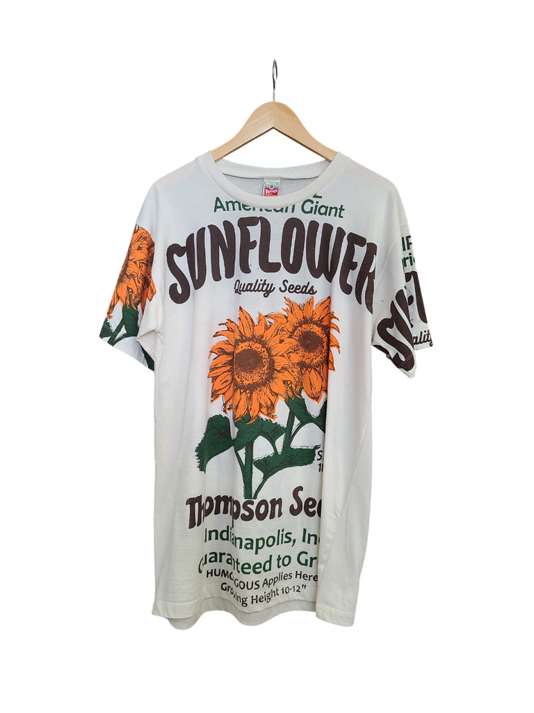 Thai Vintage Ad Sunflowers Tee