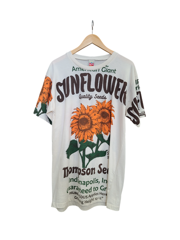 Thai Vintage Ad Sunflowers Tee